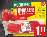 Aktuelles Paprika Angebot bei EDEKA in Paderborn ab 1,11 €
