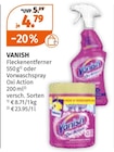 Fleckenentferner oder Vorwaschspray Oxi Action im Angebot bei Müller in Leipzig Fleckenentferner oder Vorwaschspray Oxi Action Angebote von VANISH bei Müller Leipzig für 4,79 €