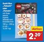 Sushi-Box Takashi Angebote bei Netto Marken-Discount Aachen für 2,39 €