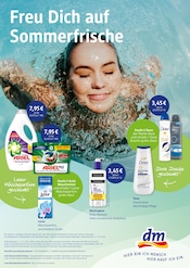 Aktueller dm-drogerie markt Prospekt mit Waschmittel, "Freu Dich auf Sommerfrische.", Seite 1