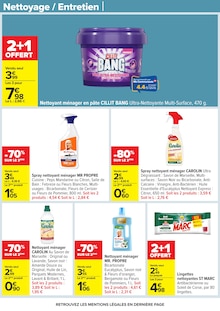 Promotion Mr Propre dans le prospectus Carrefour, valable du 27/01/2026 au 09/02/2026 Promo Mr Propre dans le catalogue Carrefour du moment à la page 64