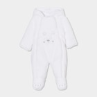 Combinaison pilote effet polaire zippée blanc bébé garçon à 14,99 € dans le catalogue La Halle