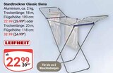 Standtrockner Classic Siena im Angebot bei GLOBUS in Frechen Standtrockner Classic Siena Angebote von LEIFHEIT bei GLOBUS Frechen für 22,99 €