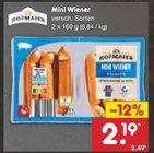 Mini Wiener von Hofmaier für 2,19 € bei Netto Marken-Discount im Angebot Mini Wiener von Hofmaier im aktuellen Netto Marken-Discount Prospekt