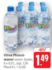 Mineralwasser Angebote von Vitrex bei E center Göppingen für 1,49 €