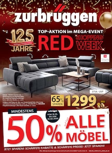 Zurbrüggen Prospekt RED SHOPPING-WEEK mit 20 Seiten