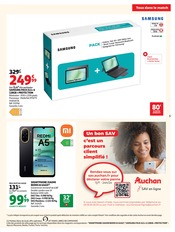 Promos Téléphone Portable dans le catalogue "TOUS DANS LE MATCH" de Auchan Hypermarché Téléphone Portable en promo dans le catalogue Auchan Hypermarché à la page 5