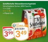Aktuelles Weizenbiermischgetränk Angebot bei GLOBUS in Krefeld ab 3,49 €