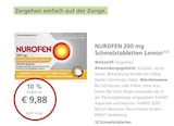 Nurofen 200 mg Schmelztabletten Lemon im aktuellen Prospekt bei LINDA Premiumapotheke in Sulz