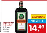 Kräuterlikör im Angebot bei Netto Marken-Discount in Reutlingen Kräuterlikör Angebote von Jägermeister bei Netto Marken-Discount Reutlingen für 14,49 €