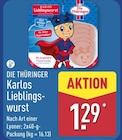 Karlos Lieblingswurst von Die Thüringer im aktuellen ALDI Nord Prospekt