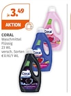 Waschmittel von Coral im aktuellen Müller Prospekt für 3,49 €