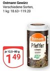 Gewürz im Angebot bei GLOBUS in Bensheim Gewürz Angebote von Ostmann bei GLOBUS Bensheim für 1,49 €