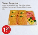 Frisches Cordon-bleu im V-Markt Prospekt Frisches Cordon-bleu von im aktuellen V-Markt Prospekt für 1,29 €