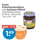 Frühstückskonfitüre im V-Markt Prospekt Frühstückskonfitüre von Zentis im aktuellen V-Markt Prospekt für 1,49 €