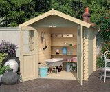 Blockbohlenhaus Inn Angebote bei Holzmarkt Goebel GmbH Leverkusen für 1.099,00 €