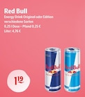 Energy Drink Original oder Edition im Angebot bei Getränke Hoffmann in Düren Energy Drink Original oder Edition Angebote von Red Bull bei Getränke Hoffmann Düren für 1,19 €