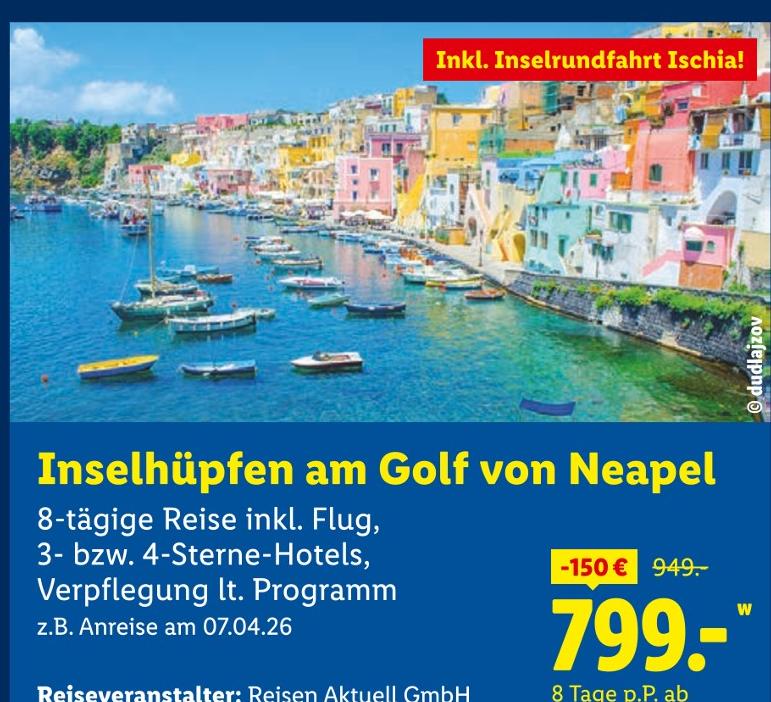 Inselhüpfen am Golf von Neapel