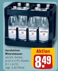 Mineralwasser Angebote von Gerolsteiner bei REWE Peine für 8,49 €