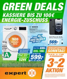 Aktueller expert Prospekt (Gunzenhausen, 12 Seiten zum blättern expert Prospekt Top Angebote mit 12 Seiten