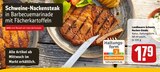 Schwein Nacken-Steaks Angebote von Landbauern bei REWE Böblingen für 1,79 €