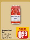 Bud Angebote von Anheuser-Busch bei REWE Alzenau für 0,99 €