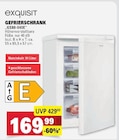 Gefrierschrank GS80-040E Angebote von Exquisit bei E center Mannheim für 169,99 €