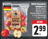 Heimatliebe Tafeläpfel rot Angebote von EDEKA bei E center Amberg für 2,99 €