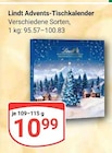 Advents-Tischkalender Angebote von Lindt bei GLOBUS Rostock für 10,99 €