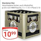Bier im Angebot bei GLOBUS in Leipzig Bier Angebote von Warsteiner bei GLOBUS Leipzig für 10,99 €