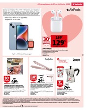 Promotion Lisseur dans le prospectus Auchan Hypermarché, valable du 07/02/2023 au 13/02/2023 Promo Lisseur dans le catalogue Auchan Hypermarché du moment à la page 53