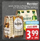Pilsener Angebote von Warsteiner bei E center Recklinghausen für 3,99 €
