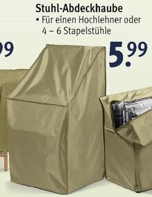 Stuhl-Abdeckhaube bei Rossmann in Köln Stuhl-Abdeckhaube im Angebot bei Rossmann Köln für 5,99 €