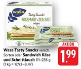 Tasty Snacks Rosemary & Sea Salt Angebote von Wasa bei E center Neunkirchen für 1,99 €