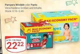 Windeln Angebote von Pampers bei GLOBUS Koblenz für 22,22 €