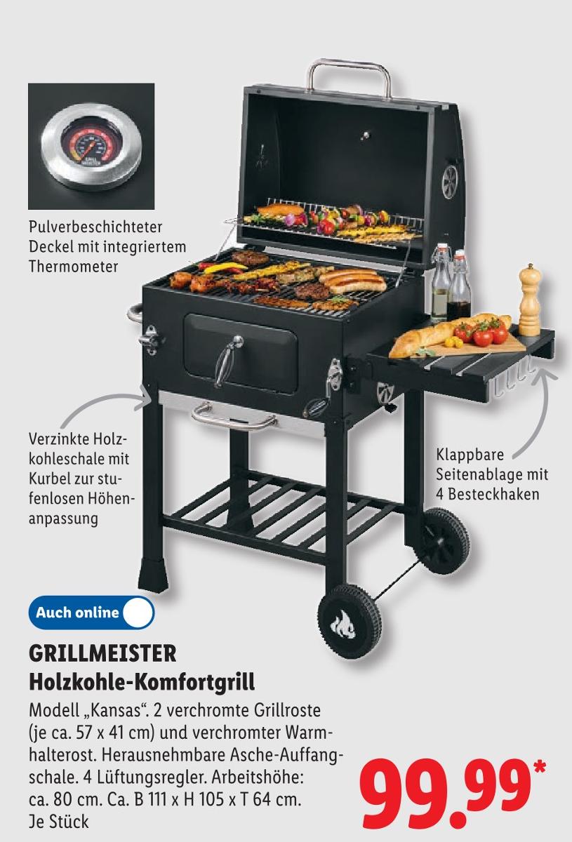 Holzkohle-Komfortgrill