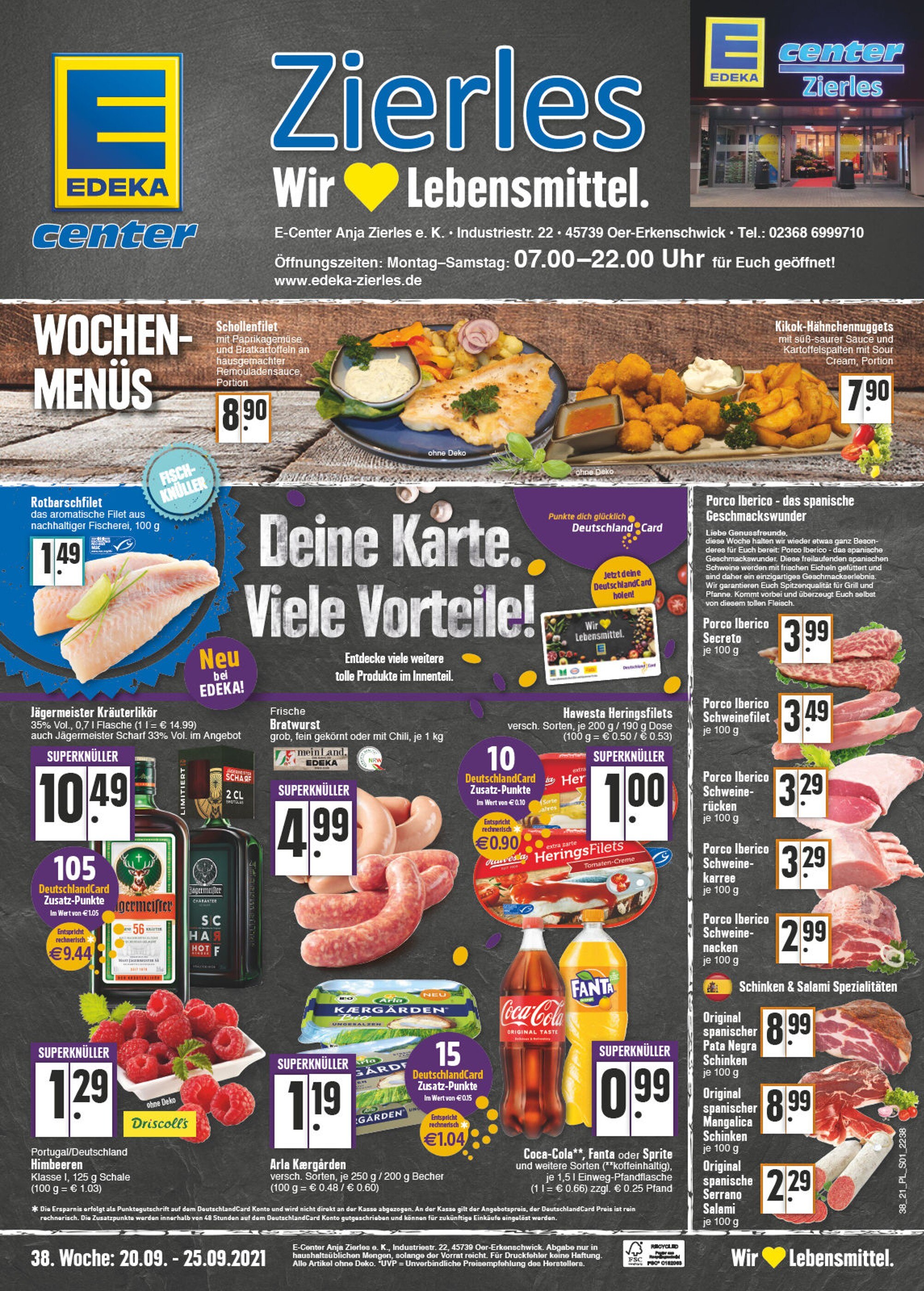 E center Prospekt für Herten mit 24 Seiten E center Prospekt für Herten: "Aktuelle Angebote", 24 Seiten, 20.09.2021 - 25.09.2021