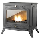 Poêle à bois en fonte Alma - 12kW - Brico Cash à Vannes Poêle à bois en fonte Alma - 12kW en promo chez Brico Cash Vannes à 899,00 €