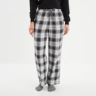 Pantalon de pyjama en coton ajusable gris foncé femme - La Halle à Villeneuve-d'Ascq Pantalon de pyjama en coton ajusable gris foncé femme en promo chez La Halle Villeneuve-d'Ascq à 17,99 €