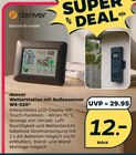 Wetterstation mit Außensensor WS-520 von denver für 12,00 € bei Netto mit dem Scottie im Angebot Wetterstation mit Außensensor WS-520 von denver im aktuellen Netto mit dem Scottie Prospekt