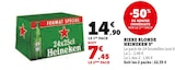 Biere Blonde 5° - Heineken en promo chez U Express Poitiers à 7,45 €