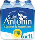 Eau minérale naturelle - SAINT ANTONIN en promo chez Colruyt Nancy à 1,98 €