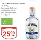 Bio Munich Dry Gin Angebote von The Duke bei GLOBUS Kerpen für 25,99 €