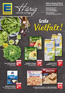 Pizza im aktuellen EDEKA Prospekt (Reutlingen) Pizza im EDEKA Prospekt "Aktuelle Angebote" mit 2 Seiten (Reutlingen)