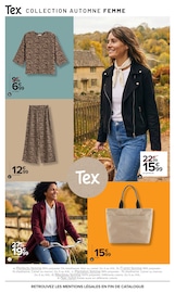 Promos Pantalon Femme dans le catalogue "Tex" de Carrefour Pantalon Femme en promo dans le catalogue Carrefour à la page 4