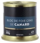 Bloc de foie gras de canard en promo chez Lidl Roubaix à 7,49 €