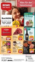 REWE Prospekt "Dein Markt" für Schloß Holte-Stukenbrock, 33 Seiten, 10.02.2025 - 15.02.2025