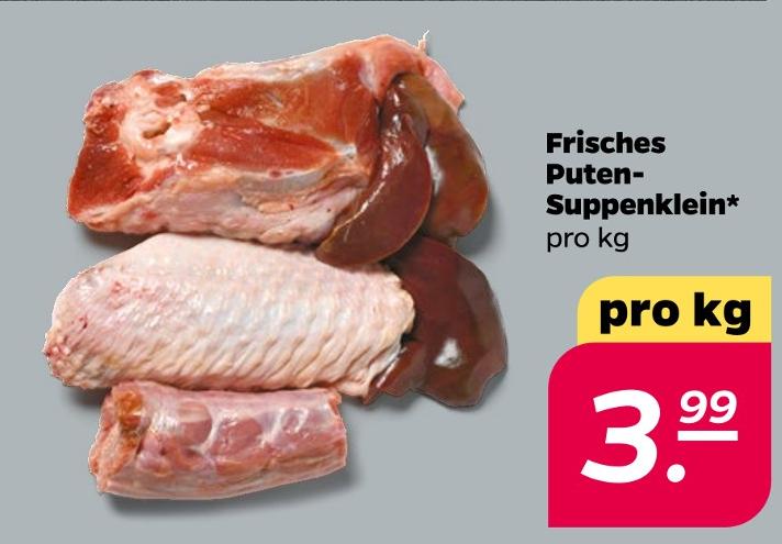 Frisches Puten-Suppenklein