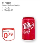 Dr Pepper im Angebot bei GLOBUS in Wiesbaden Dr Pepper Angebote bei GLOBUS Wiesbaden für 0,79 €