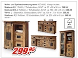 Wohn- und Speisezimmerprogramm WZ-0480 Angebote bei Möbel AS Homburg für 299,95 €